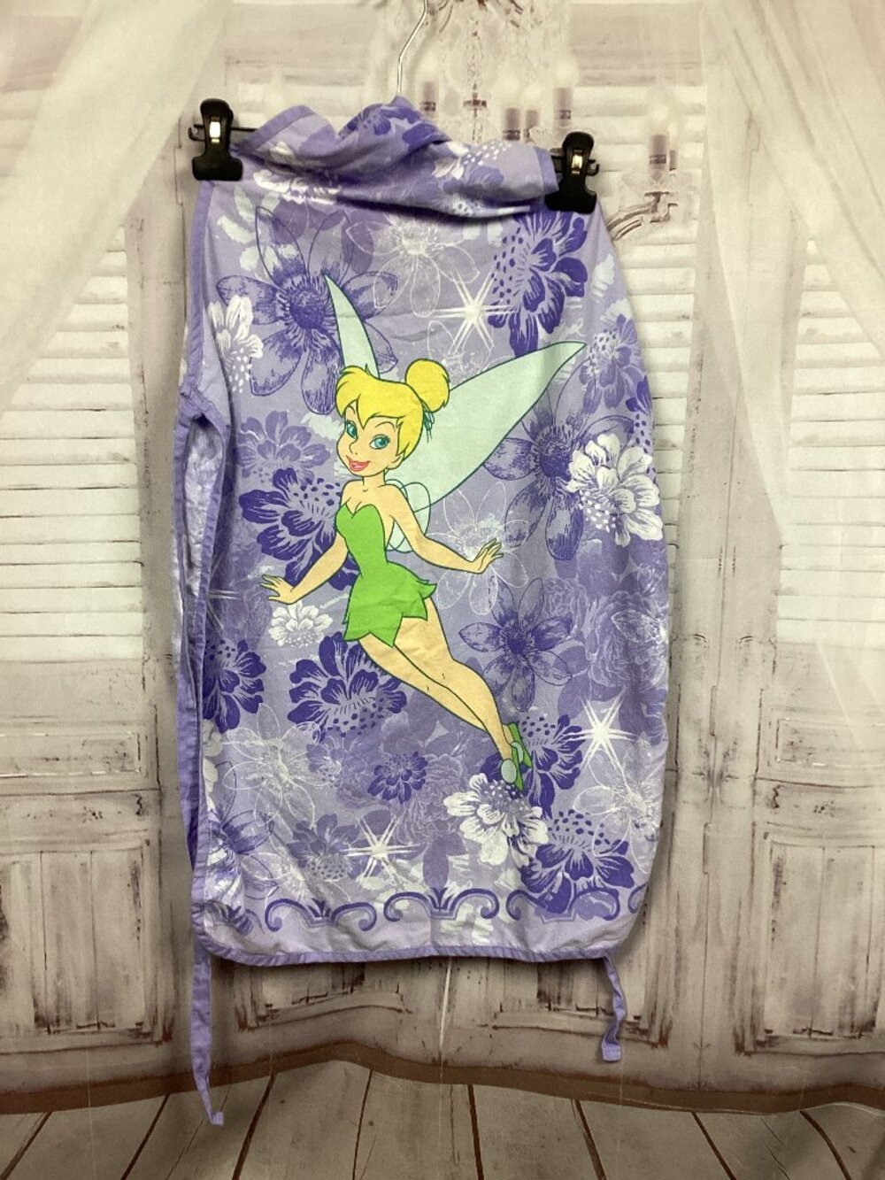 Disney Tinker Bell Apron Vintage Purple Long